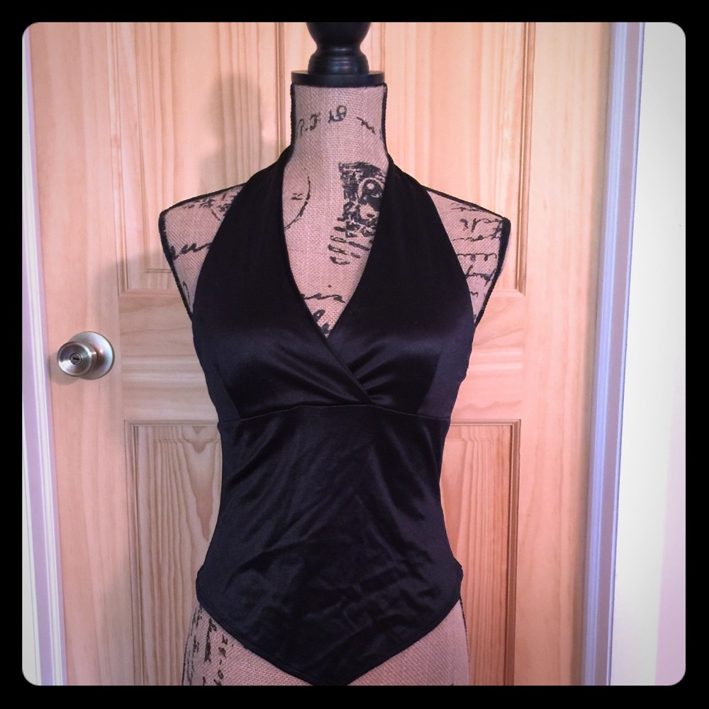 Black Halter Top